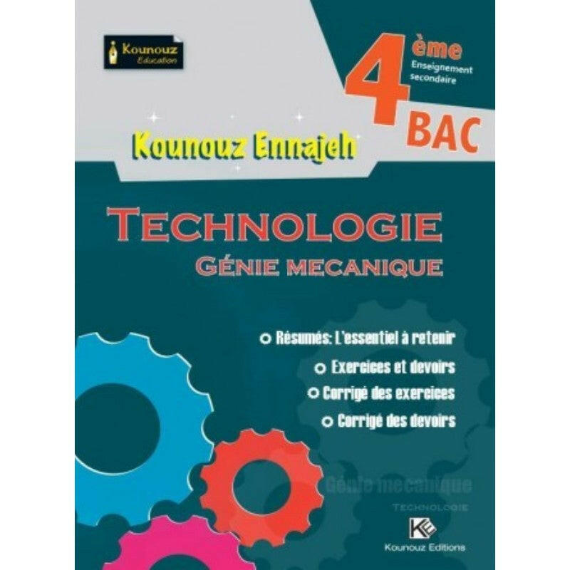KOUNOUZ ENNAJEH TECHNOLOGIE GENIE MECANIQUE  4E.