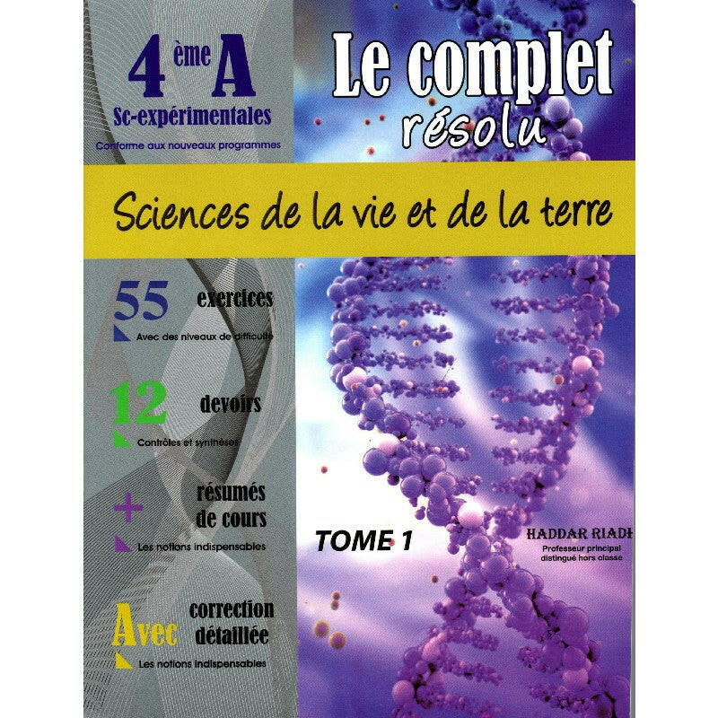 Le Complet Résolu Sciences - Tome1 - 4ème Sc-expérimentales.