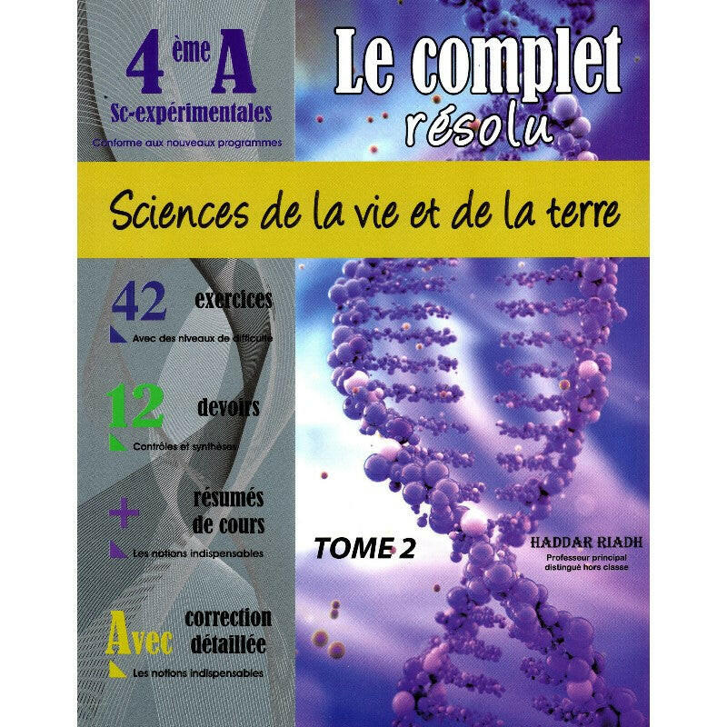 Le Complet Résolu Sciences - Tome2 - 4ème Sc-expérimentales.