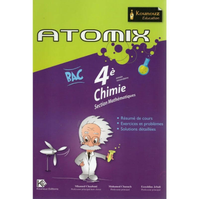Atomix Chimie - 4ème Mathématiques.