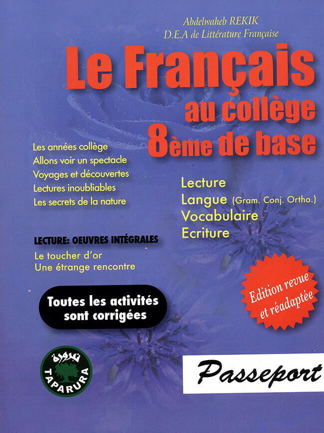 COL LE FRANCAIS AU COLLEGE GLOBAL 8E.