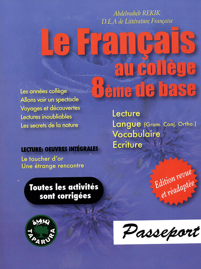 COL LE FRANCAIS AU COLLEGE GLOBAL 8E