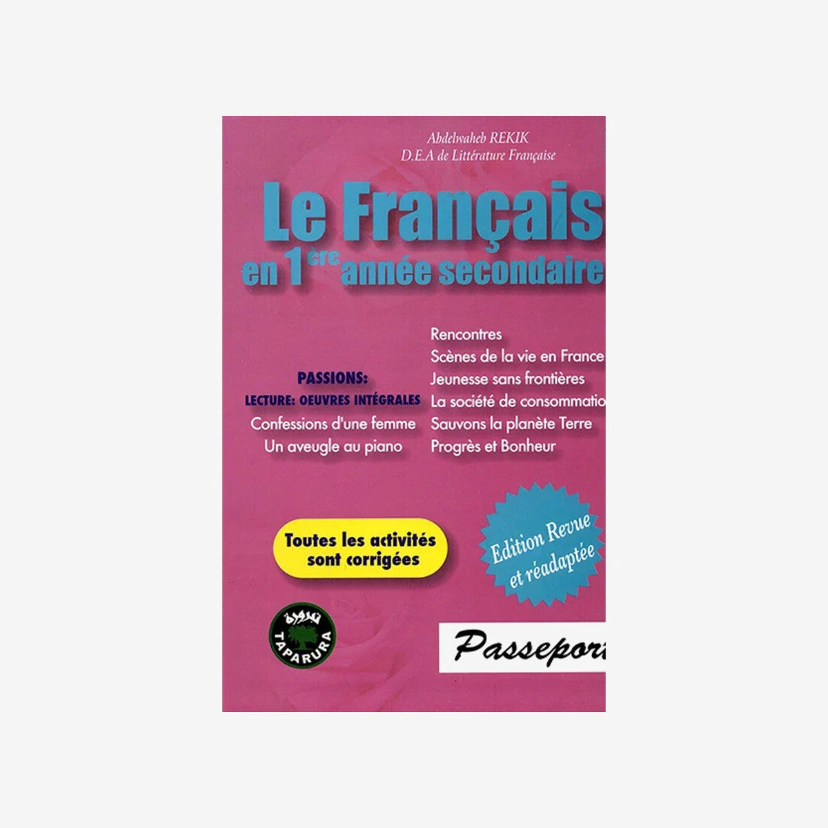 Français Passeport - 1ère Secondaire.