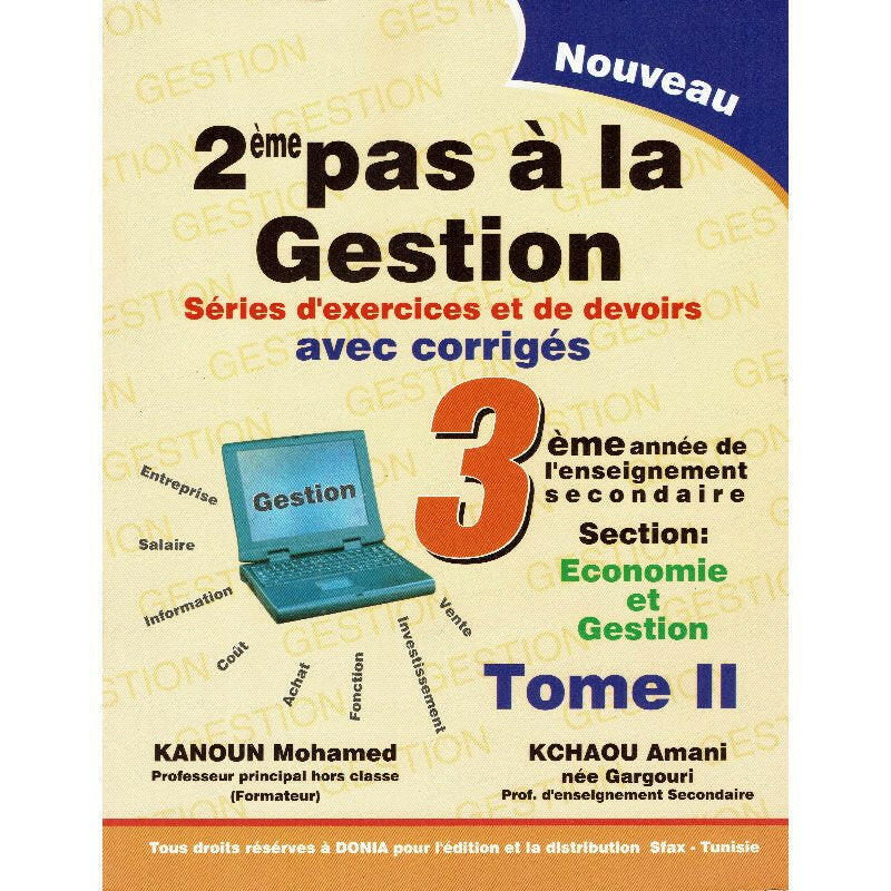 2eme Pas à La Gestion - Tome 2 - 3ème Secondaire Economie&Gestion.