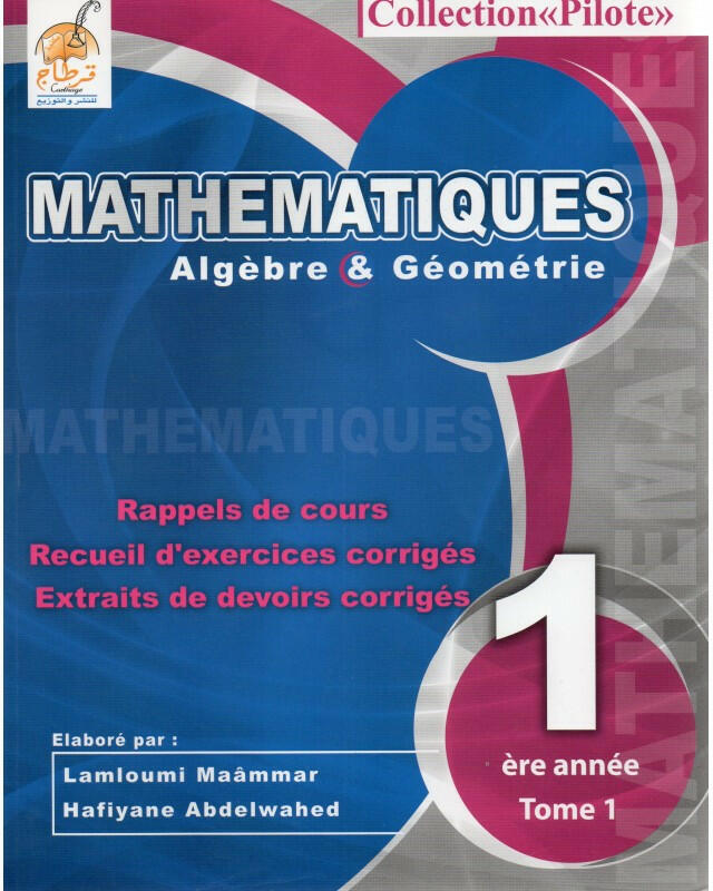 SEC COLLECTION PILOTE-MATHEMATIQUES T1 1E.