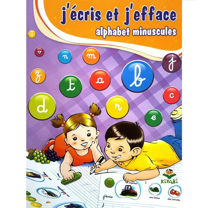 J'écris et j'efface - Alphabet Minuscules.