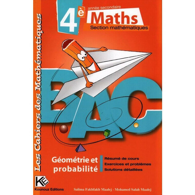 Les Cahiers Des Mathématiques - Géo Et Prob - 4ème Mathématiques.