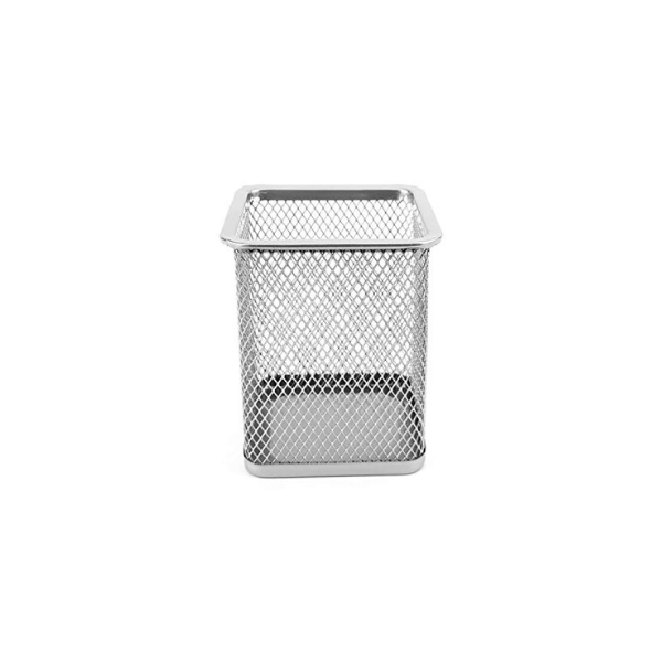 PORTE STYLO METAL GRIS CARRE T-D