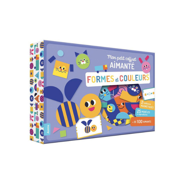 MON PETIT COFFRET AIMANTE - FORMES ET COULEURS
