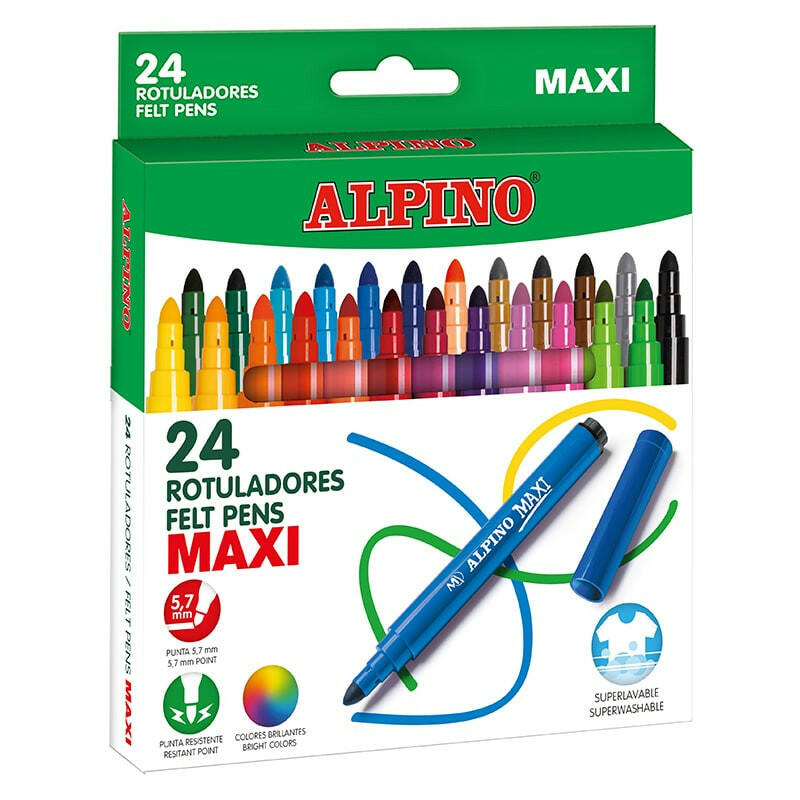 BOITE DE 24 FEUTRES MAXI AR000007N.