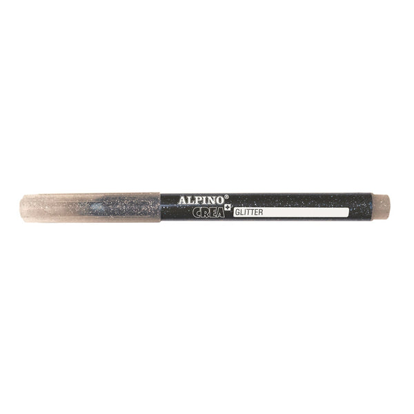 Alpino Crea - Boîte de 6 Marqueurs Pailletés pour Décoration