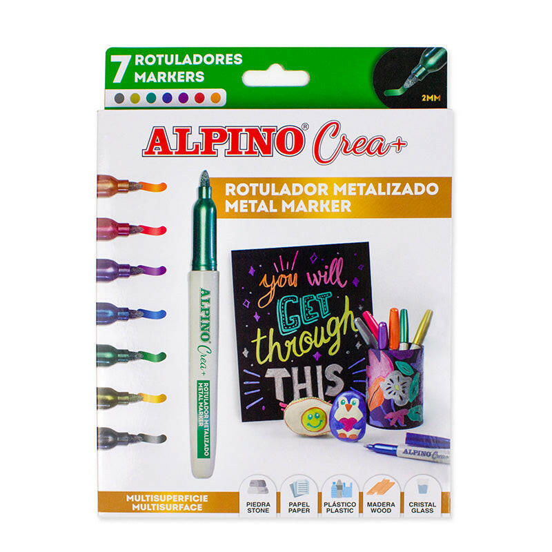 Alpino Crea - Marqueur Métallique.