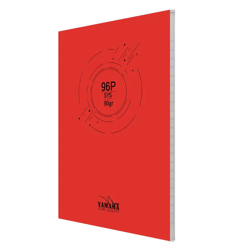 CAHIER PIQURE 96P GM CP ROUGE SYS 90G YAMAMA.