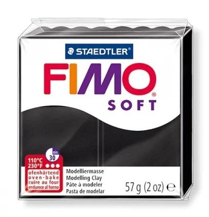 PATE FIMO STAEDTLER BLACK 9