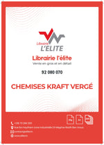 CHEMISE KRAFT VERGE 55G 24*32 LOT DE 200
