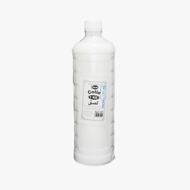 Bouteille de 1kg de Colle Blanche Sofas.