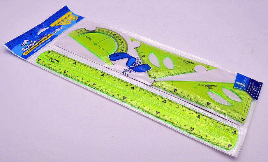 POCHETTE GEOMETRIQUE ALADIN FLEXIBLE  4P 30CM.