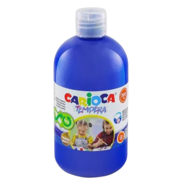 GOUACHE LIQUIDE CARIOCA 40427/17 BOUTEILLE 500 ML BLEU FONCE