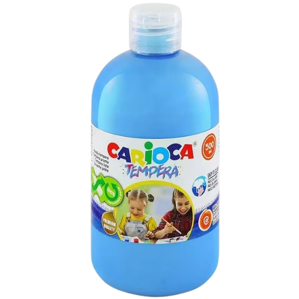 GOUACHE LIQUIDE CARIOCA 40427/16 BOUTEILLE 500 ML BLEU CLAIRE
