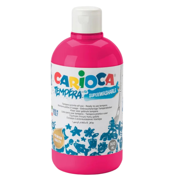 GOUACHE LIQUIDE CARIOCA 40427/04 BOUTEILLE 500 ML MAGENTA
