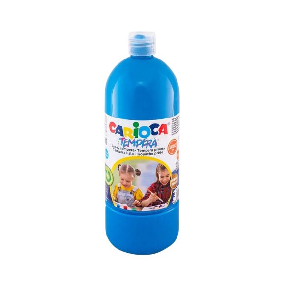 GOUACHE LIQUIDE CARIOCA 40430/05 BOUTEILLE 1000 ML CYAN