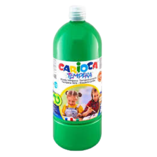 GOUACHE LIQUIDE CARIOCA 40430/14 BOUTEILLE 1000 ML VERT CLAIRE