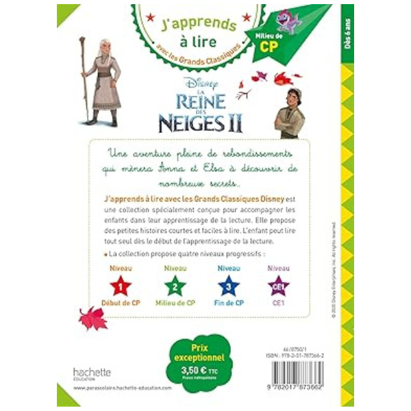DISNEY - LA REINE DES NEIGES 2, CP NIVEAU 2
