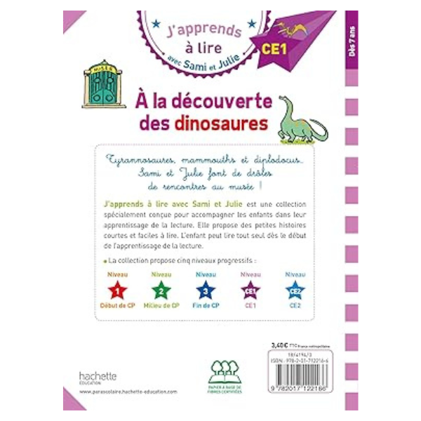 SAMI ET JULIE CE1 A LA DECOUVERTE DES DINOSAURES