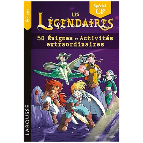 LES LEGENDAIRES - 50 ENIGMES ET ACTIVITES EXTRAORDINAIRES CP