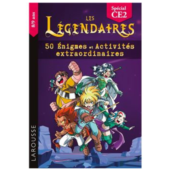 LES LEGENDAIRES - 50 ENIGMES ET ACTIVITES EXTRAORDINAIRES CE2