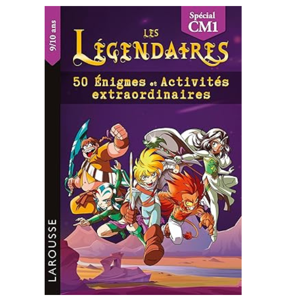 LES LEGENDAIRES - 50 ENIGMES ET ACTIVITES EXTRAORDINAIRES CM1