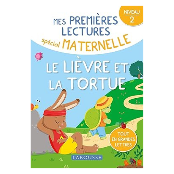 MES PREMIERES LECTURES MATERNELLE - LE LIEVRE ET LA TORTUE