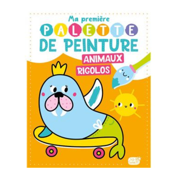 MA PREMIERE PALETTE DE PEINTURE - ANIMAUX RIGOLOS