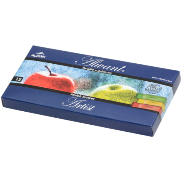 CRAYON PASTEL SET 12 TENDRES ALADIN