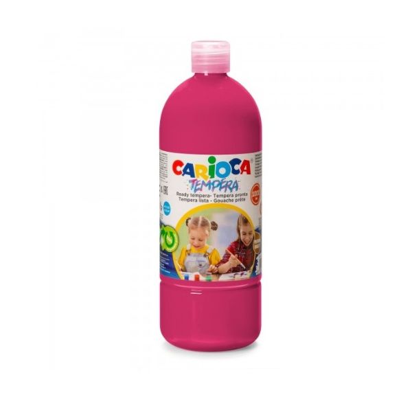 GOUACHE LIQUIDE CARIOCA 40430/04 BOUTEILLE 1000 ML MAGENTA