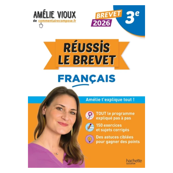 REUSSIS L'EPREUVE DE FRANCAIS AU BREVET 2026 AVEC AMELIE VIOUX