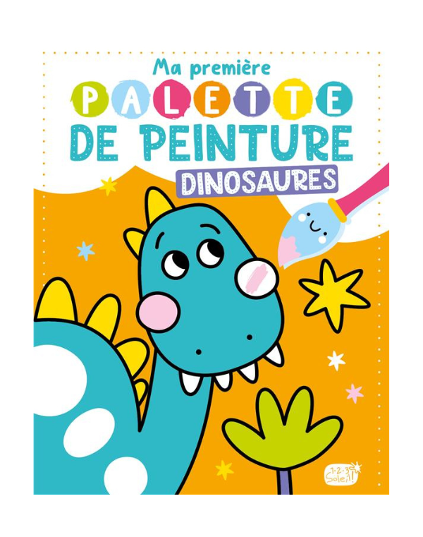 MA PREMIERE PALETTE DE PEINTURE - DINOSAURES