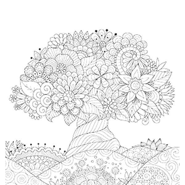 MERVEILLEUSE NATURE - COLORIAGES POUR ME DETENDRE