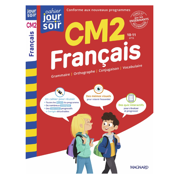 FRANCAIS CM2 CAHIER JOUR SOIR