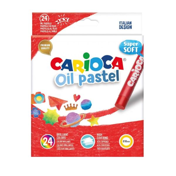 CRAYON PASTEL A HUILE BOITE DE 24 REF 43278
