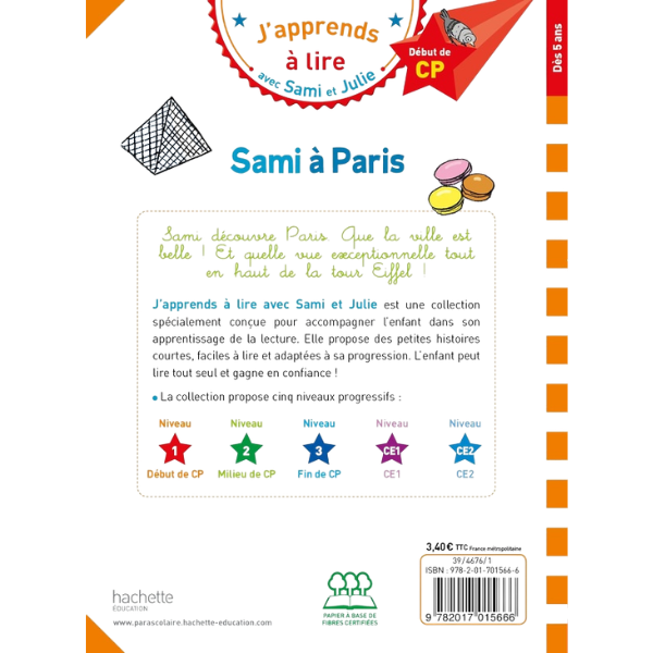 SAMI ET JULIE CP NIVEAU 1 SAMI A PARIS