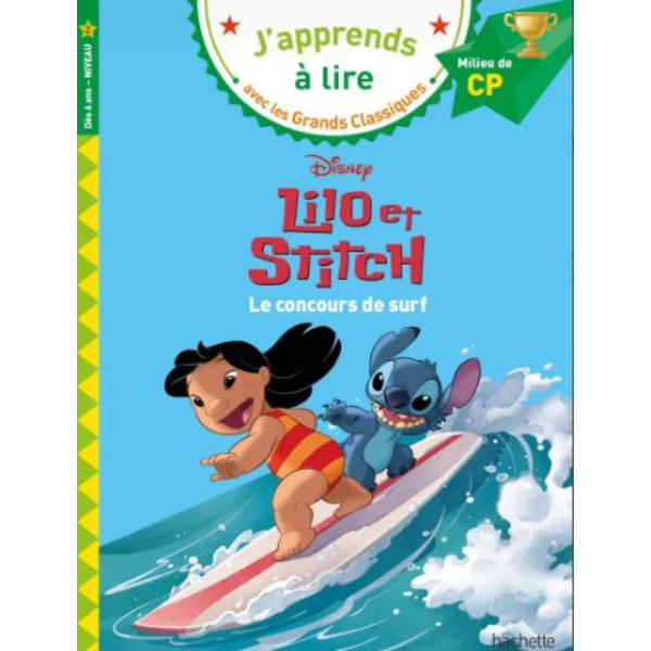 DISNEY - LILO ET STITCH - LE CONCOURS DE SURF, CP NIVEAU 2