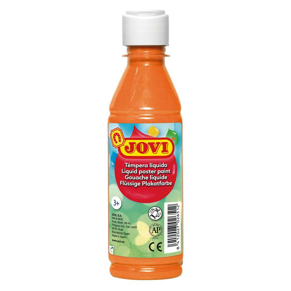 Gouache liquide Jovi 0.5L – Orange.