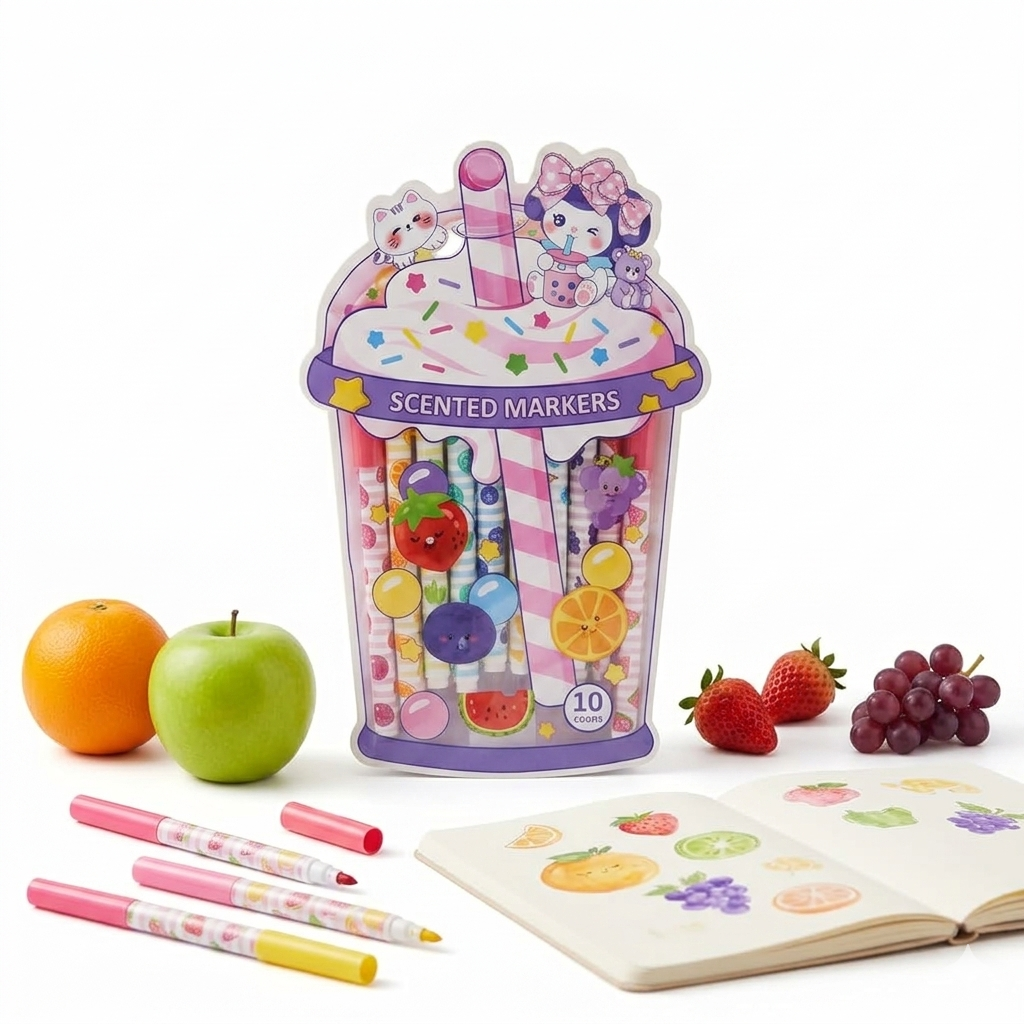 STYLO FEUTRE 10 COULEURS NS2312-26