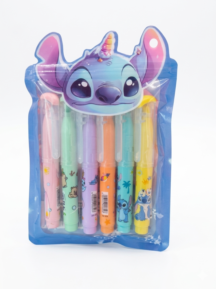 STYLO FEUTRE 6 COULEURS NS2280-26