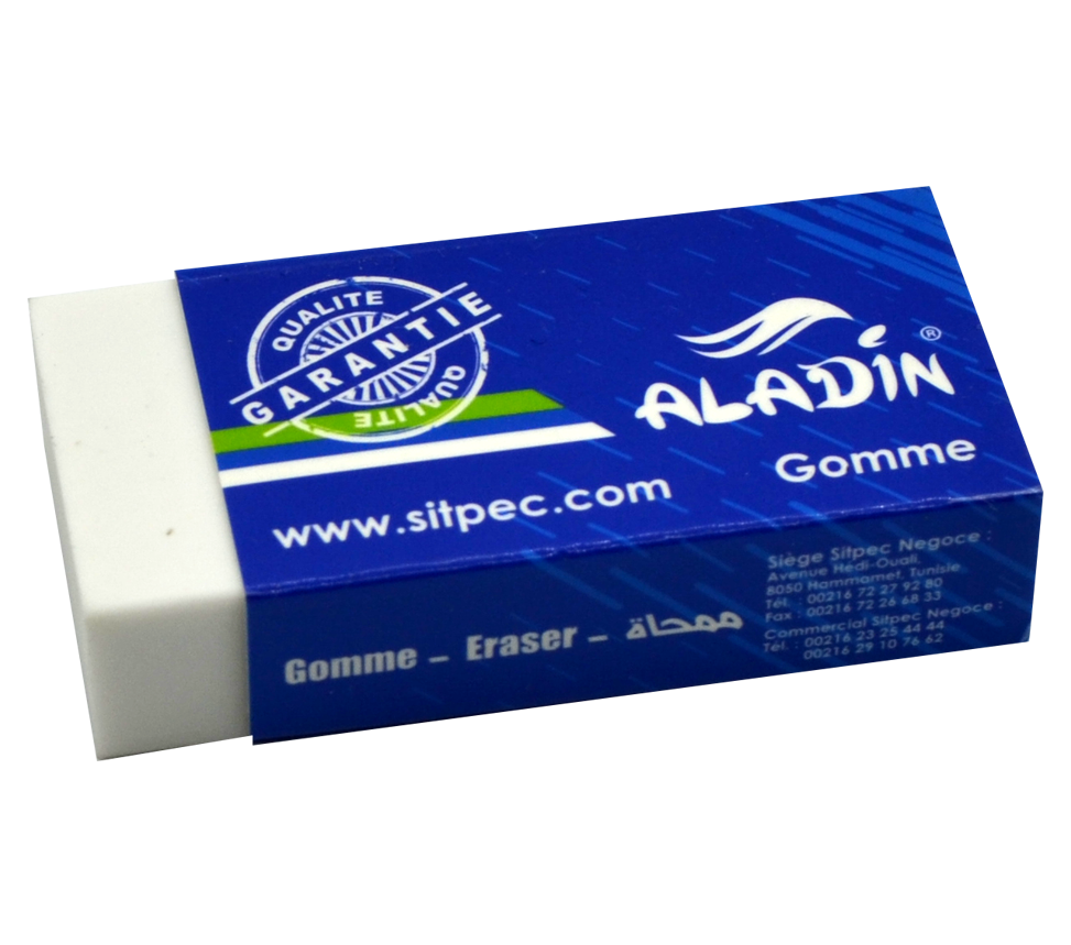 GOMME BLANCHE ALADIN 2373.