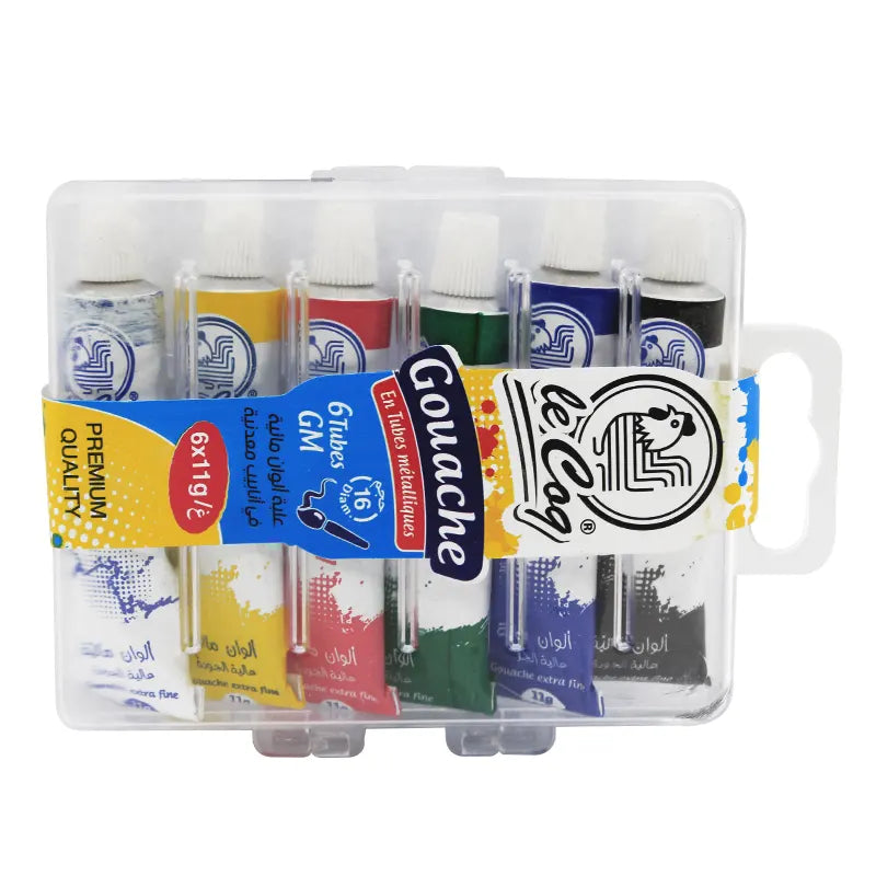 Gouache - Le Coq (Boîte de 6, Grand Modèle).