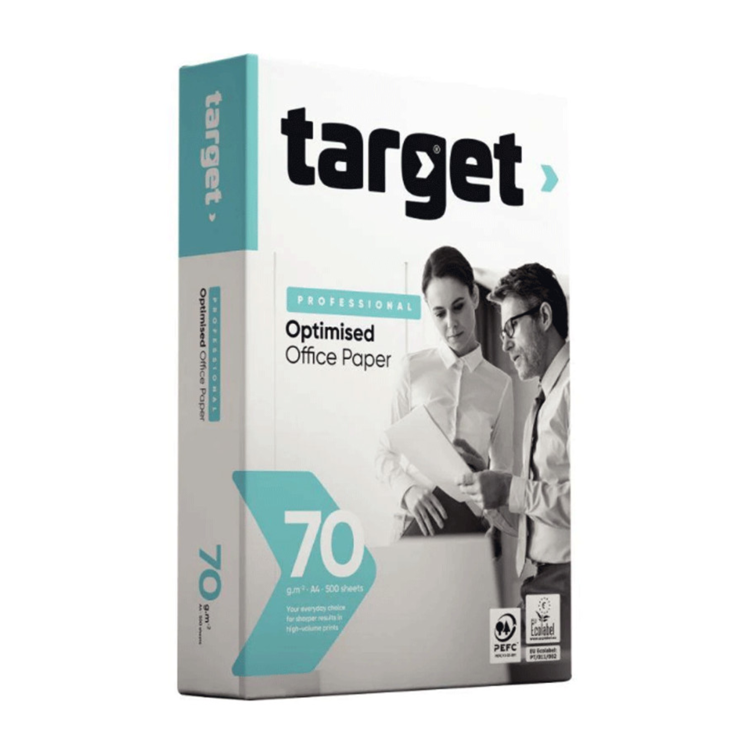 Rame de Papier A4 Extra Blanc TARGET – 70g | 500 Feuilles.