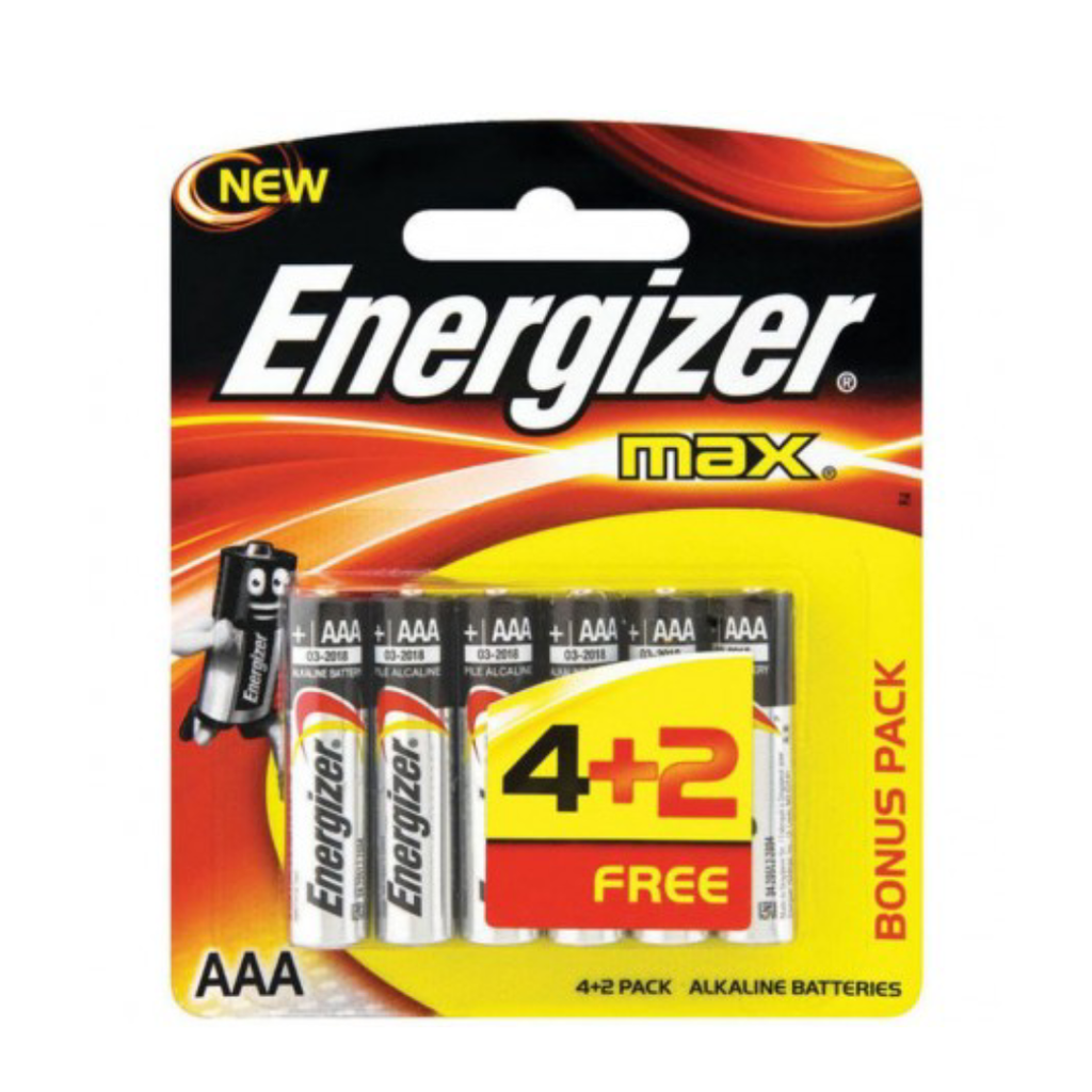 Pile Energizer Max E92 BP4+2.