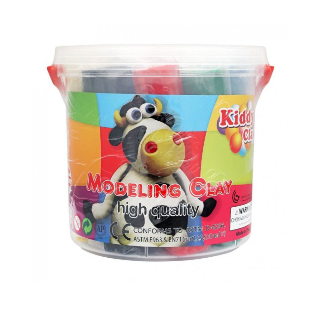 Pâte à Modeler Kiddy Clay de 12 + Formes FFN200-12N